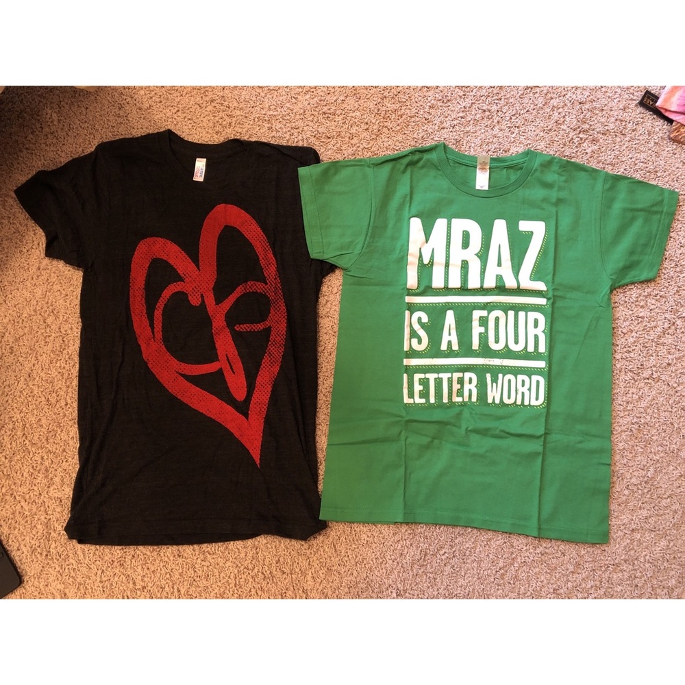 Christina Perri and Jason Mraz Concert T-Shirts